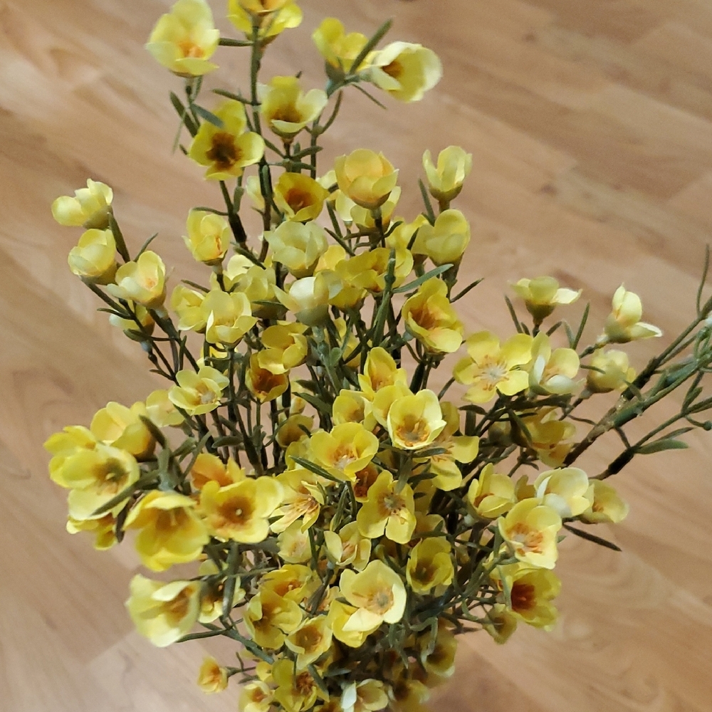 Yellow Faux Florals